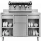 Moble cafeter industrial 1500x600 mm acer inoxidable WORLDMAI per a hostaleria Moble cafeter industrial 1500x600 mm acer inoxidable WORLDMAI per a hostaleria