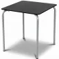 Mesa terraza 80x80 para 4 personas hostelería apilable acero galvanizado Mesa terraza 80x80 para 4 personas hostelería apilable acero galvanizado