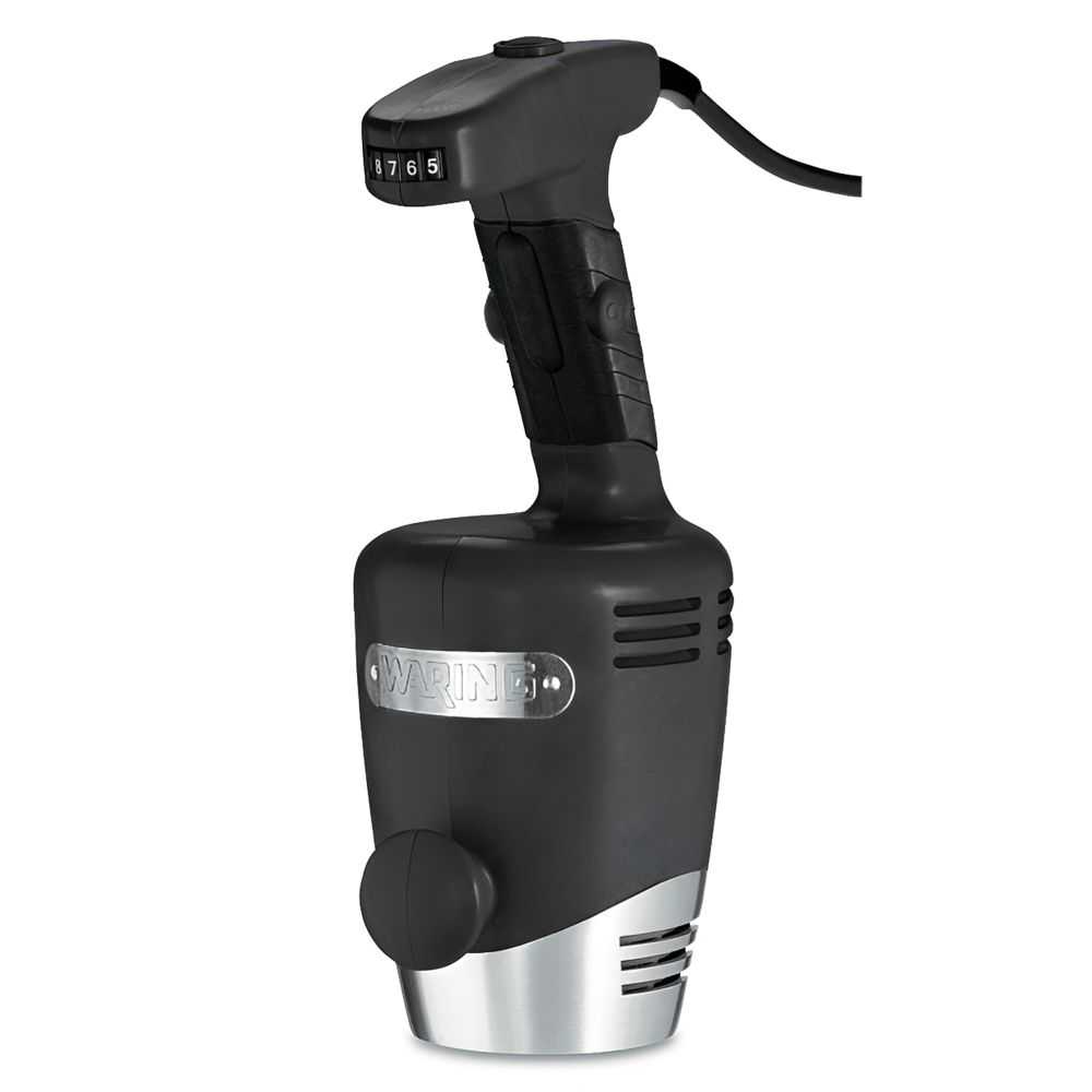 Waring Commercial Immersion Blender, 650 W, 1800 rpm, with Motor Unit, Shafts and Accessories