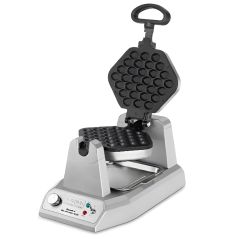Open commercial bubble waffle maker with 30-cell plates for Hong Kong waffles