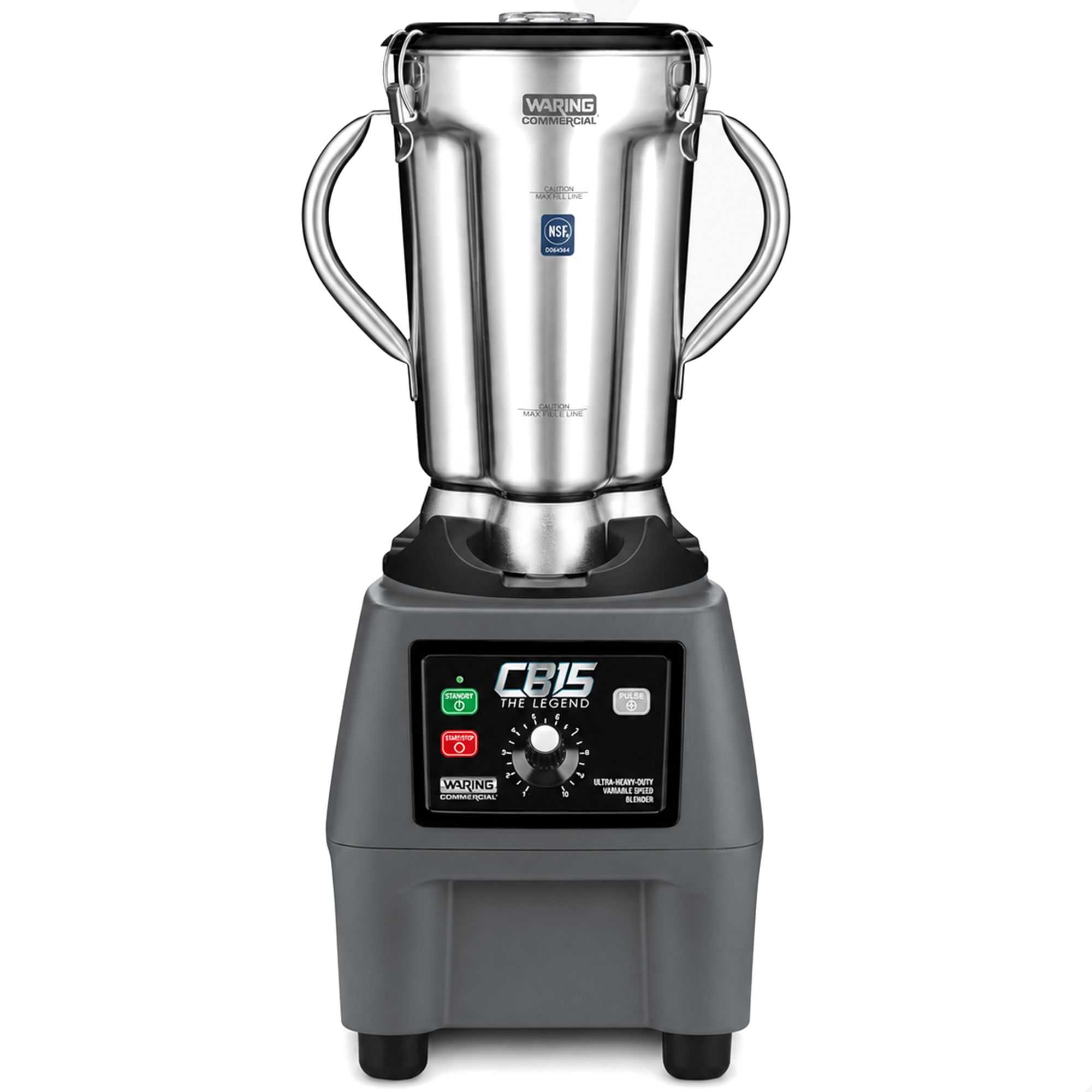 Blender professionnel ultra-puissant de 3,75 HP avec bol inox de 4 litres