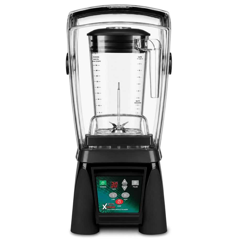 Blender professionnel MX de 2 litres, 3,5 HP, avec minuterie et capot acoustique