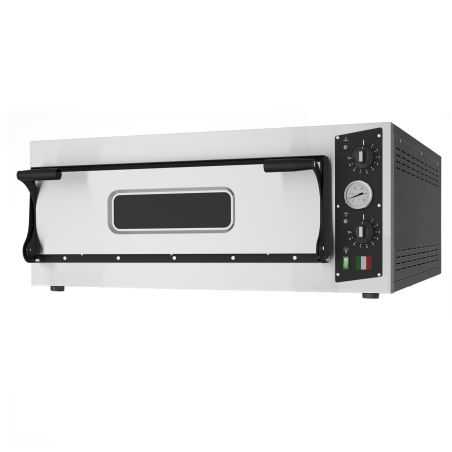 Professional electric oven for 4 pizzas Ø32 cm Worldmai for catering