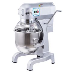 MBH 10-litre professional planetary mixer with 3 speeds, stainless steel bowl and safety guard