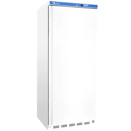 MBH - Congelador vertical industrial 600L blanco. Hostelería y cocinas profesionales alto rendimiento.