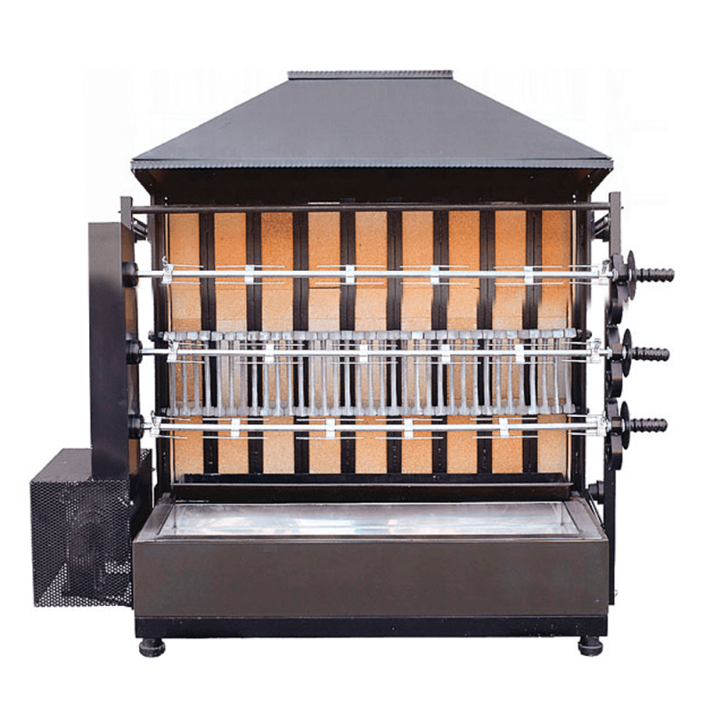 Rostidor de pollastres de llenya 3 espases Rostidor de pollastres de llenya 3 espases