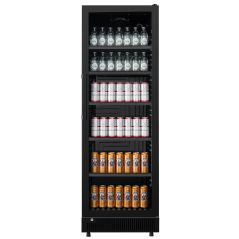 Nevera expositora Worldmai 350 litros para bebidas con puerta de cristal