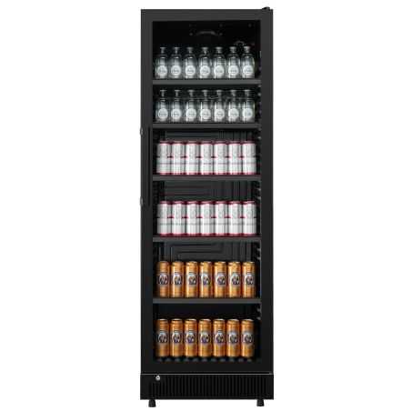 Nevera expositora Worldmai 350 litros para bebidas con puerta de cristal