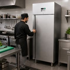 Armoire Réfrigérée Professionnelle INOX GN 2/1 Worldmai