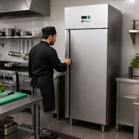 Armario Refrigerado Industrial de INOX GN 2/1 Worldmai