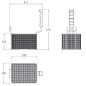 Commercial countertop electric fryer 5 L with automatic basket lift 3.2 kW