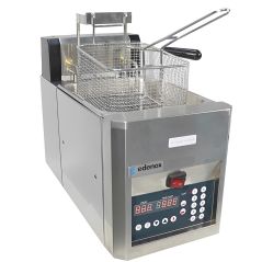 Freidora eléctrica de sobremesa industrial 5 L con cesta automática 3,2 kW