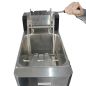 Freidora eléctrica de sobremesa industrial 5 L con cesta automática 3,2 kW Freidora eléctrica de sobremesa industrial 5 L con cesta automática 3,2 kW