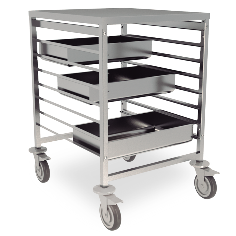 Carro gastronorm baix GN 2/1