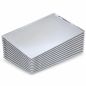 Pack de 10 safates llises d’alumini 60x40 cm per a fleca Pack de 10 safates llises d’alumini 60x40 cm per a fleca