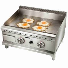 Plancha a gas industrial 60x40 cm de sobremesa Worldmai