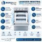 Lave-verre professionnel WORLDMAI 35x35 avec pompe de vidange