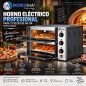 Professional Double Chamber Electric Pizza Oven for 2 x 40cm Pizzas Worldmai Professional Double Chamber Electric Pizza Oven for 2 x 40cm Pizzas Worldmai