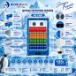 Glass door display fridge with double ventilation, 133 L bottle cooler Glass door display fridge with double ventilation, 133 L bottle cooler