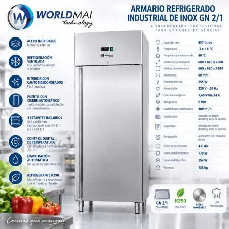 Armari Refrigerat Industrial GN 2/1 hostaleria