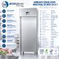 Commercial Stainless Steel GN 2/1 Upright Freezer Worldmai