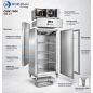 Armoire Congélateur Professionnelle INOX GN 2/1 Worldmai