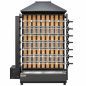 Professional Wood-Fired Chicken Rotisserie 7 Spits 35 Chickens Worldmai Professional Wood-Fired Chicken Rotisserie 7 Spits 35 Chickens Worldmai