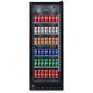 Professional Black Upright Display Fridge with Glass Door WORLDMAI New Ex-Display