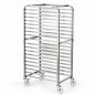 Professional Stainless Steel 20-Guide Tray Trolley Professional Stainless Steel 20-Guide Tray Trolley