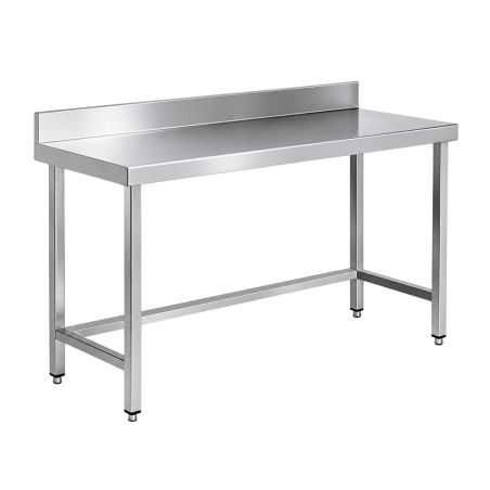 Professional Wall Work Table 1200x600 mm with Upstand Ex-Display