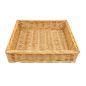 Pack of 6 Square Wicker Baskets 41x41cm for Bakery Display and Bread Presentation Pack of 6 Square Wicker Baskets 41x41cm for Bakery Display and Bread Presentation