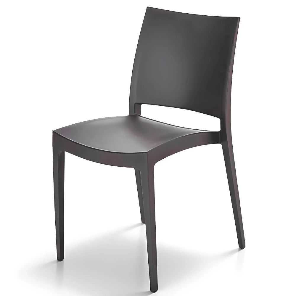 Chaise BOB anthracite intérieur et extérieur d'exposition Chaise BOB anthracite intérieur et extérieur d'exposition