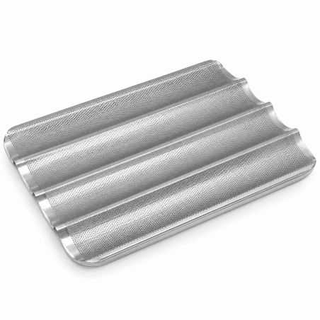 Plaque à baguettes en aluminium 440 × 315 mm à 4 gouttières