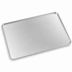 Safata llisa d’alumini embutit 480 × 340 mm per a forn