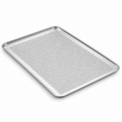 Plaque de boulangerie perforée en aluminium 440 × 315 mm