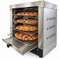 Four grille-pain électrique inox professionnel 4 étages pour pizza Worldmai
