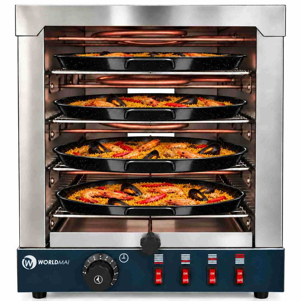 Professional 4-Tier Stainless Steel Electric Toaster Oven Worldmai