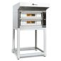 Four électrique professionnel à 2 chambres pour 12 pizzas de 33 cm ZANOLLI