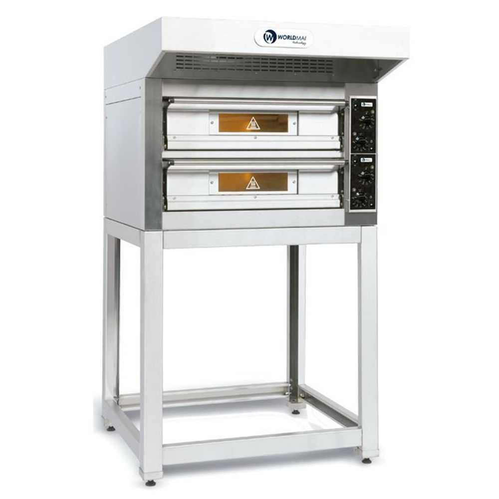 Four électrique professionnel à 2 chambres pour 18 pizzas de 33 cm ZANOLLI