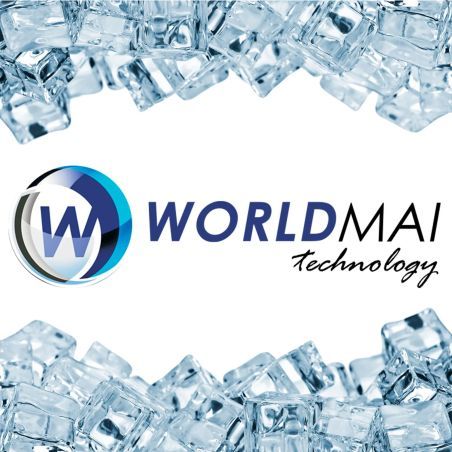 MBH - Máquina industrial de picar hielo con micro de seguridad y botón resistente al agua para hostelería.