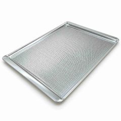 Safata perforada d'alumini 44x31,5 cm per a forns industrials Worldmai