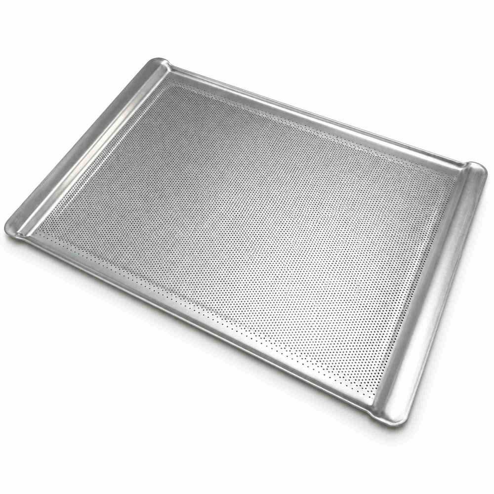 Bandeja perforada de aluminio 44x31,5 cm para hornos industriales Worldmai Bandeja perforada de aluminio 44x31,5 cm para hornos industriales Worldmai