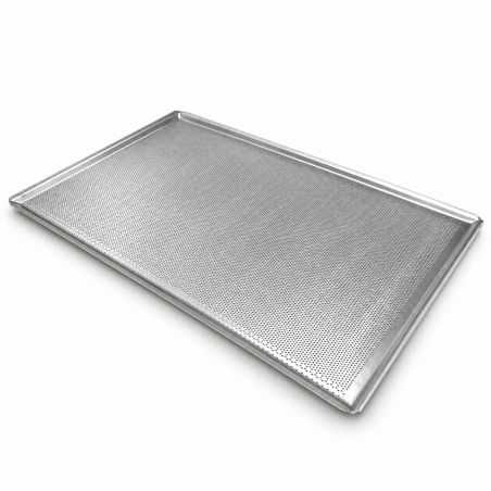Plaque perforée en aluminium 48x34 cm pour fours de boulangerie Worldmai