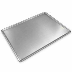 Safata llisa embotida d'alumini 48x34 cm per a forns de pastisseria Worldmai