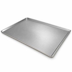 Bandeja lisa embutida de aluminio 48x34 cm para hornos de pastelería Worldmai