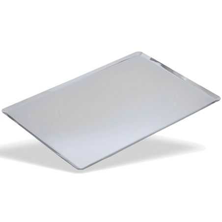 Pack de 4 bandejas lisas embutidas de aluminio 60x40 cm (16€/ud.) para panadería profesional Worldmai