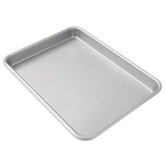Lot de 4 plaques lisses en aluminium 60x40x2,5 cm (15 €/u.) pour fours de boulangerie Worldmai