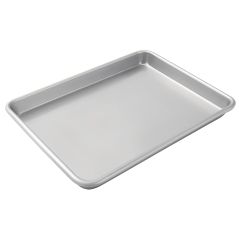 Pack de 4 bandejas lisas de aluminio 60x40x2,5 cm (15€/ud.) para hornos de panadería Worldmai