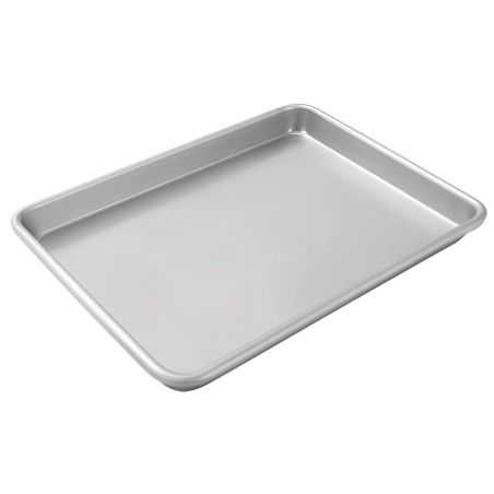Lot de 4 plaques lisses en aluminium 60x40x2,5 cm (15 €/u.) pour fours de boulangerie Worldmai