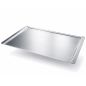 Lot de 4 plaques lisses embouties en aluminium 43,5x31,5 cm (12 €/u.) pour pâtisserie professionnelle Worldmai